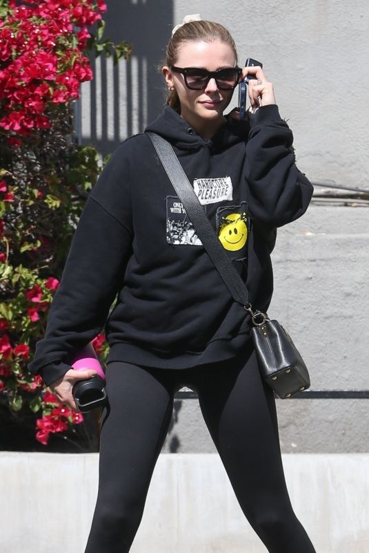 CHLOE MORETZ Leaves Remedy Place Social Club in West Hollywood 03/15/2022