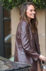 CHRISSY TEIGEN Arrives at Melbourne Hotel in Beverly Hills 03/03/2022