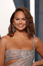 CHRISSY TEIGEN at 2022 Vanity Fair Oscar Party in Beverly Hills 03/27/2022