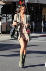 CHRISSY TEIGEN Out for Lunch at Il Pastaio in Beverly Hills 03/22/2022