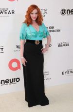 CHRISTINA HENDRICKS at Elton John AIDS Foundation’s 30th Annual Academy Awards Viewing Party in West Hollywood 03/27/2022