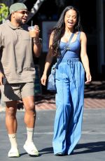 CHRISTINA MILIAN and J Ryan La Cour Out for Lunch at Fred Segal in West Hollywood 03/01/2022