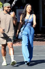 CHRISTINA MILIAN and J Ryan La Cour Out for Lunch at Fred Segal in West Hollywood 03/01/2022