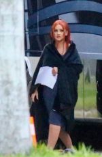 CHRISTINE AGUILERA Prepares to Film Her Music Video in Miami 03/10/2022
