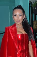 CHRISTINE CHIU Arrives at Net-a-Porter + LaQuan Smith Event in West Hollywood 03/24/2022