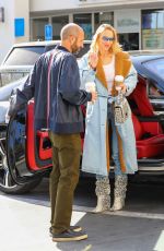 CHRISTINE QUINN and Christian Richard Out in Los Angeles 30/21/2022