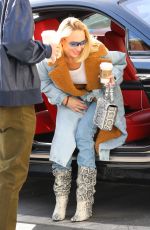 CHRISTINE QUINN and Christian Richard Out in Los Angeles 30/21/2022