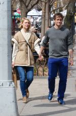 CLAIRE DANES and Hugh Dancy Out in New York 03/19/2022