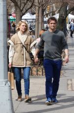 CLAIRE DANES and Hugh Dancy Out in New York 03/19/2022