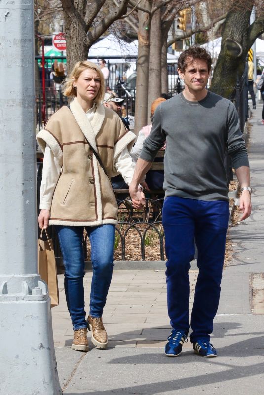 CLAIRE DANES and Hugh Dancy Out in New York 03/19/2022