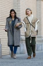 CLAIRE DANES Out with a Friend in New York 03/16/2022