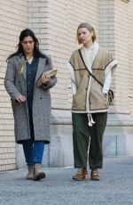 CLAIRE DANES Out with a Friend in New York 03/16/2022