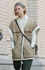 CLAIRE DANES Out with a Friend in New York 03/16/2022