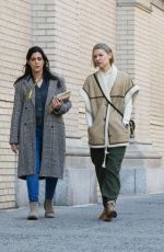 CLAIRE DANES Out with a Friend in New York 03/16/2022