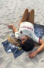 CLAUDIA ROMANI at a Beach in Miami 03/10/2022