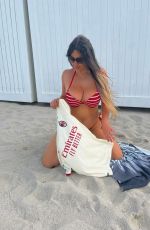 CLAUDIA ROMANI at a Beach in Miami 03/10/2022
