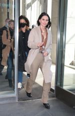 COURTENEY COX Laves Goward Stern Show in New York 03/02/2022