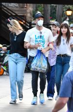 DAKOTA JOHNSON Out with Friends at Disneyland in Anaheim 03/02/2022