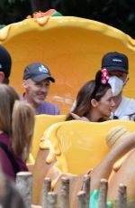 DAKOTA JOHNSON Out with Friends at Disneyland in Anaheim 03/02/2022