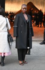 DANAI GURIRA Arrives at Alexander McQueen Fashion Show in New York 03/15/2022