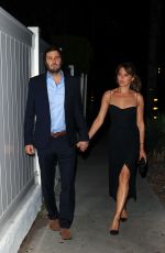 DANIELLE BUX Arrives at CAA Event at San Vicente Bungalows in Los Angeles 03/26/2022