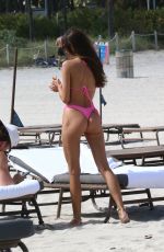 DEBBIE ST PIERRE in Bikini at a Beach in Miami 03/07/2022