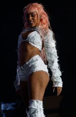 DOJA CAT Performs at Lollapalooza 2022 Music Festival in Santiago 03/20/2022
