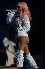 DOJA CAT Performs at Lollapalooza 2022 Music Festival in Santiago 03/20/2022