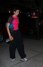 DUA LIPA Arrives at Her Hotel in New York 03/01/2022