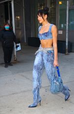 DUA LIPA Heading to Tonight Show Starring Jimmy Fallon in New York 03/03/2022