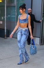 DUA LIPA Heading to Tonight Show Starring Jimmy Fallon in New York 03/03/2022