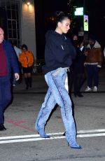 DUA LIPA Out for Dinner in New York 03/03/2022