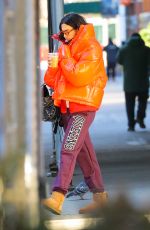 DUA LIPA Out for Iced Coffee in New York 02/28/2022