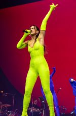 DUA LIPA Performs at Future Nostalgia Tour in Chicago 03/09/2022