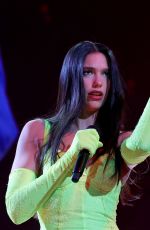 DUA LIPA Performs at Future Nostalgia Tour in Las Vegas 03/25/2022