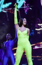 DUA LIPA Performs at Her Future Nostalgia Tour at Madison Square Garden in New York 03/01/2022