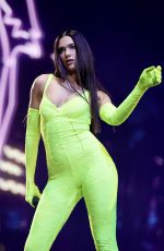 DUA LIPA Performs at Her Future Nostalgia Tour at Madison Square Garden in New York 03/01/2022