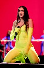 DUA LIPA Performs at Her Future Nostalgia Tour at Madison Square Garden in New York 03/01/2022