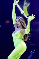 DUA LIPA Performs at Her Future Nostalgia Tour at Madison Square Garden in New York 03/01/2022