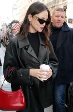 EIZA GONZALEZ Leaves Her Hotel in Paris 03/19/2022