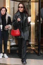 EIZA GONZALEZ Leaves Her Hotel in Paris 03/19/2022
