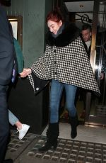 ELEANOR TOMLINSON Leaves The Ivy Restaurant in London 03/05/2022