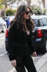 ELIZABETH HURLEY and NATHALIE COX on the Set of Christmas in the Caribbean in London 03/17/2022