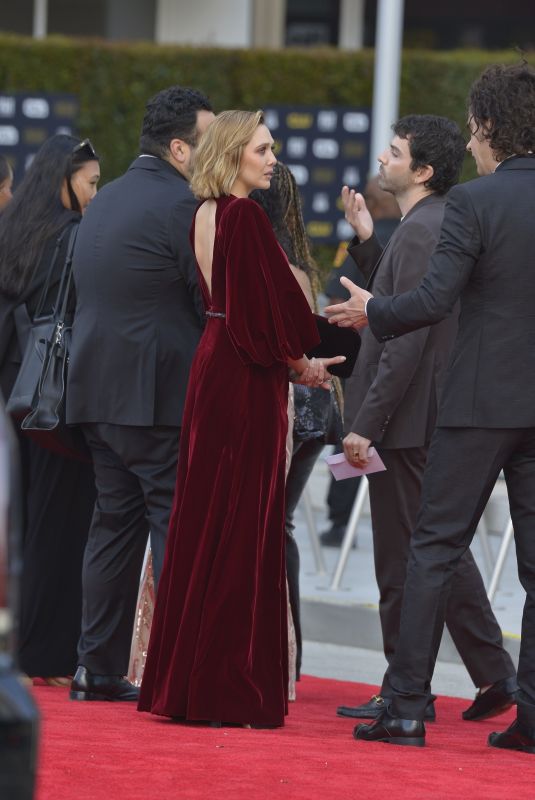 ELIZABETH OLSEN Arrives at Critics Choice Awards in los Angeles 03/13/2022