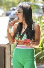 ELLA DING Out for Ice Cream in Melbourne 02/28/2022