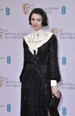ELLA HUNT at EE British Academy Film Awards 2022 in London 03/13/2022