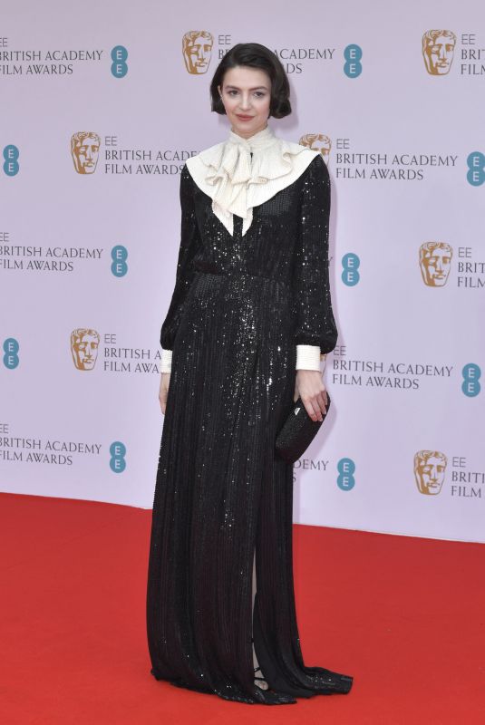ELLA HUNT at EE British Academy Film Awards 2022 in London 03/13/2022