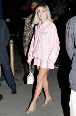 ELLA PURNELL Arrives at Miu Miu Dinner at Paris Fashion Week 03/08/2022