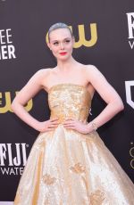 ELLE FANNING at 27th Annual Critics Choice Awards in Los Angeles 03/13/2022