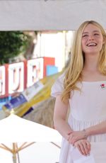 ELLE FANNING at Francis Ford Coppola Hollywood Walk of Fame Star Ceremony 03/21/2022